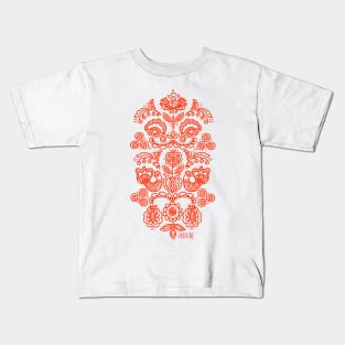 Ukrainian folk traditional embroidery tree. Kids T-Shirt